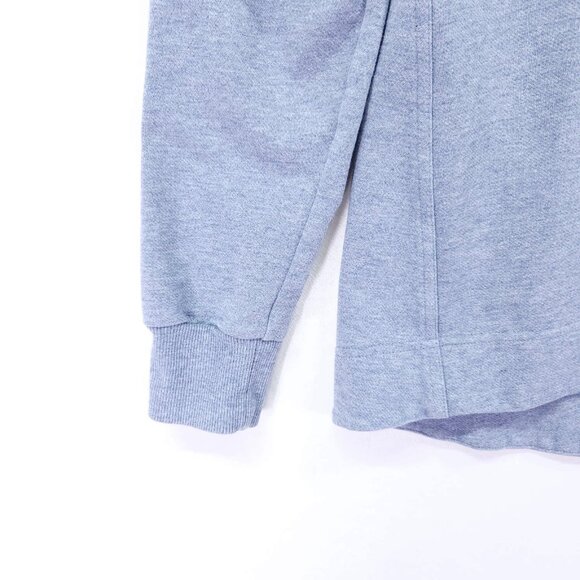 Athleta Sweatshirt Womens Small Farallon Swing Blue Heather Pullover Sweater - Picture 8 of 13